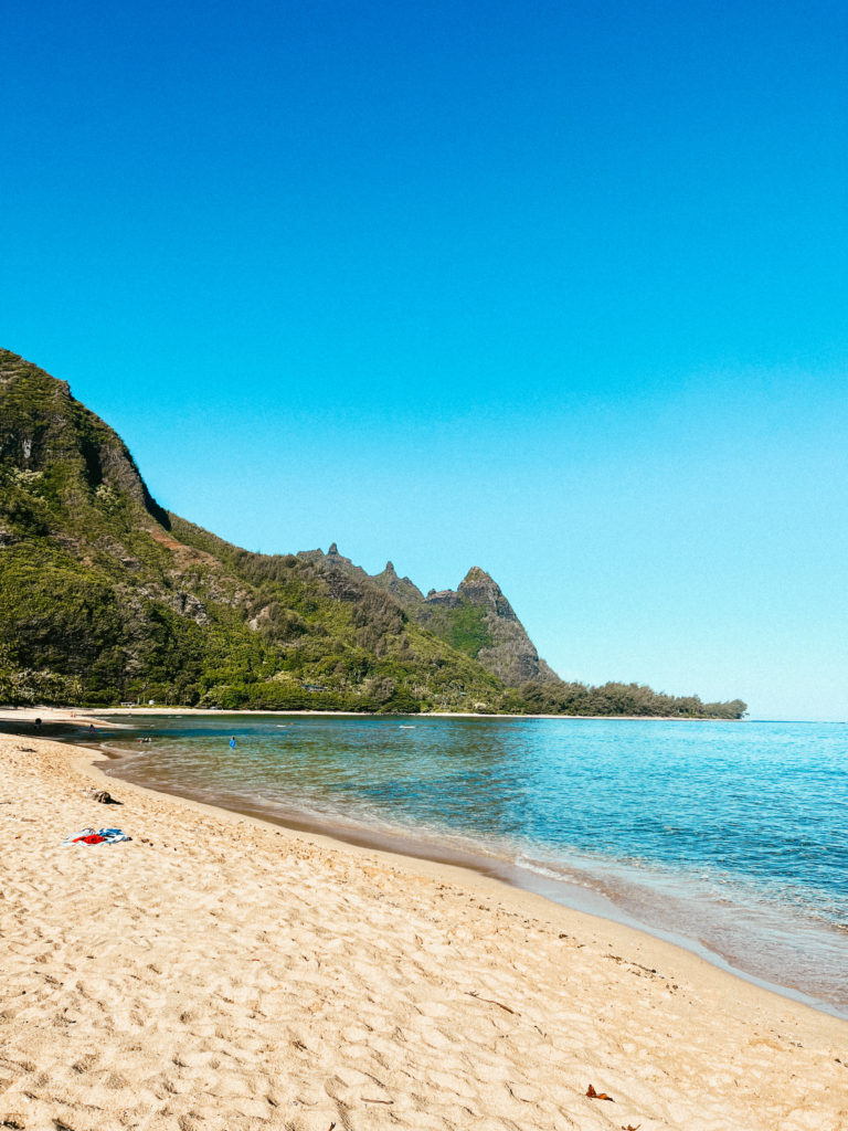 Kauai in winter, one of the best things to do is relax on the beach!