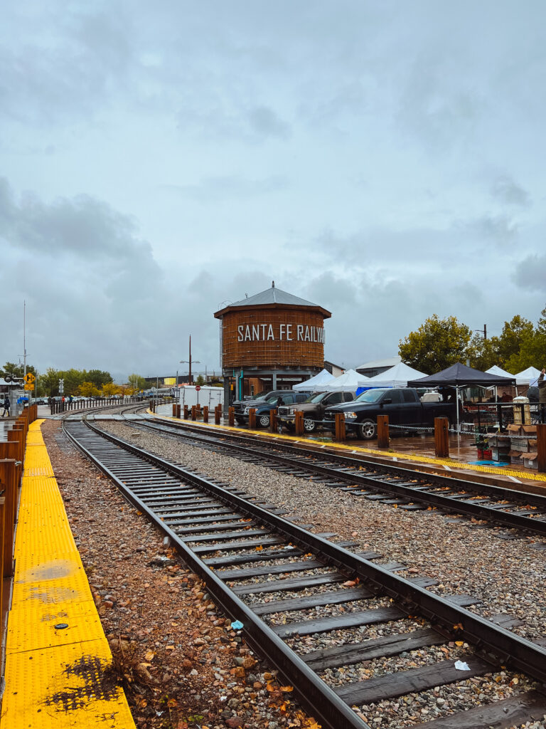 The Santa Fe Railyard District while visiting in October.