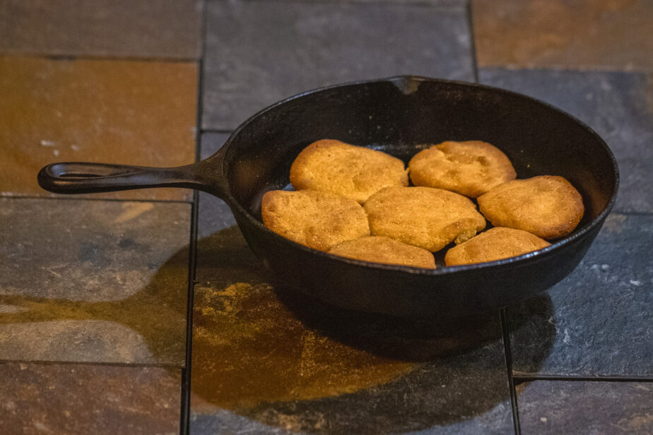 Have you ever wondered how to bake over a campfire? Using a cast iron is one of the best ways to do so!