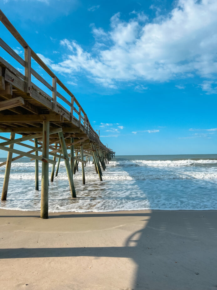 One of the best surf fishing in NC destinations, Oceanana Pier.