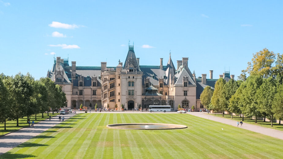 The Biltmore Estate, one of the best places to visit on a rainy day in Asheville.
