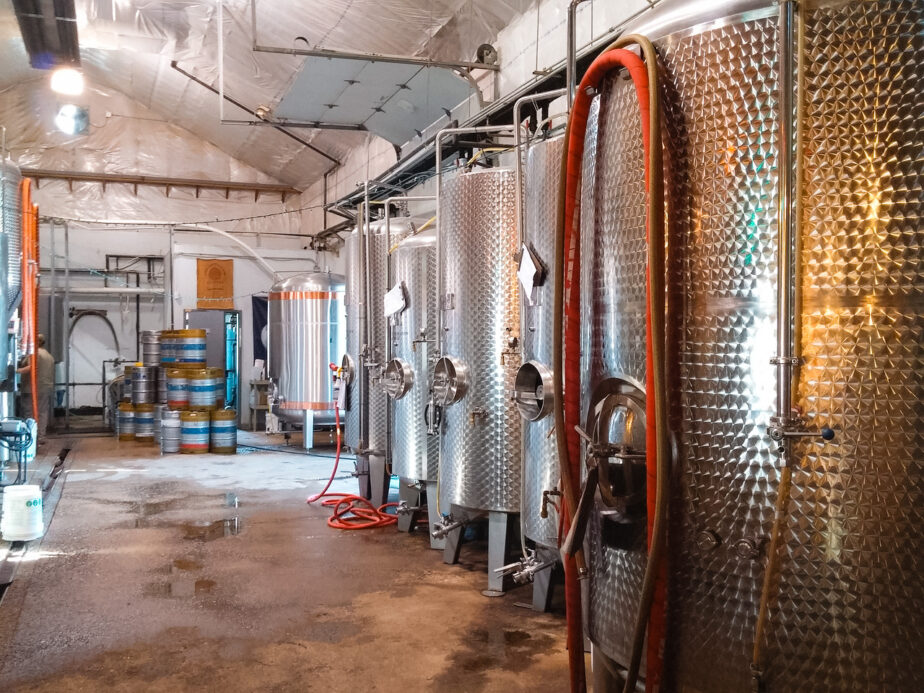 Behind the scenes at one of breweries in Asheville on one of the best Asheville brewery tours.