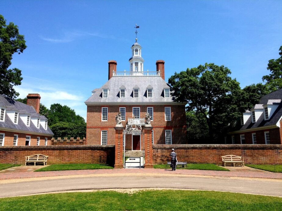 A colonial building in Williamsburg.