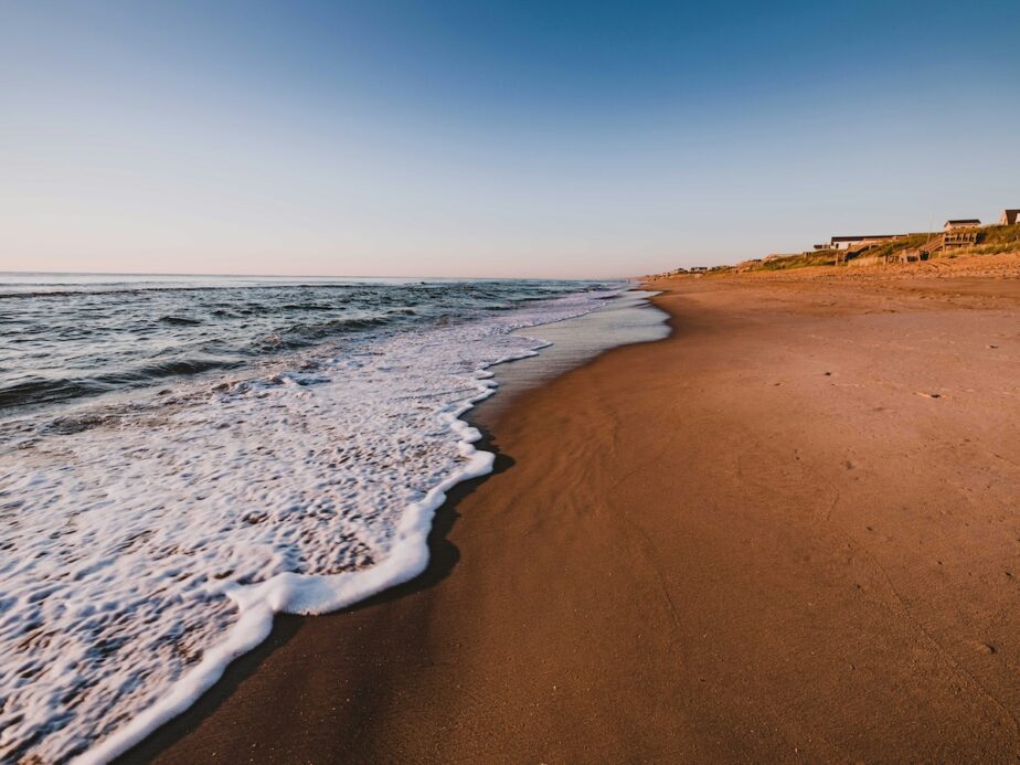 A beach in Duck, North Carolina. 