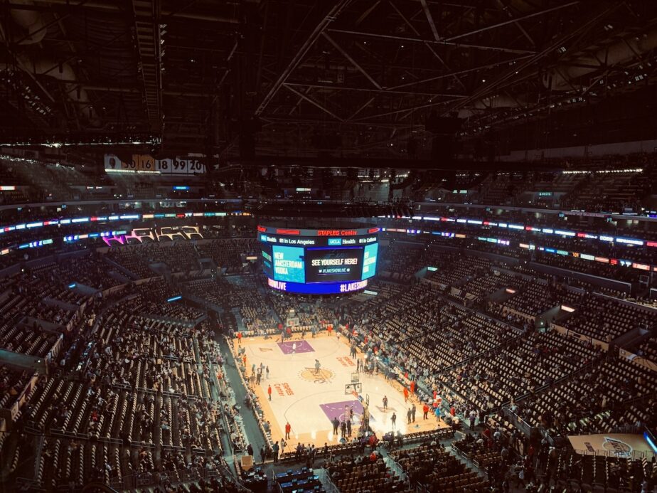 The Los Angeles Lakes Arena in California.