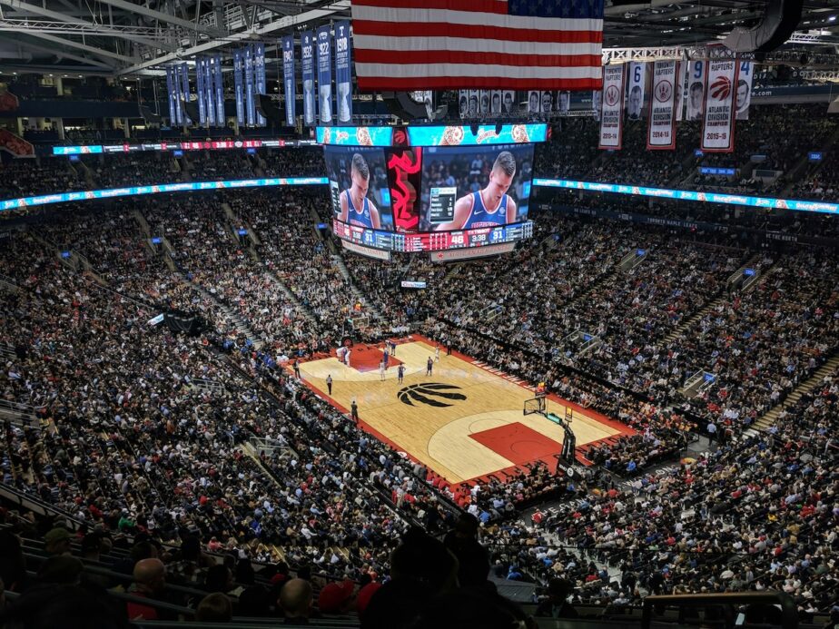 The Toronto Raptors Arena in Canada.