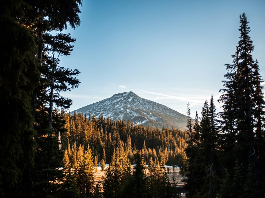 A mountain in Bend, Oregon.