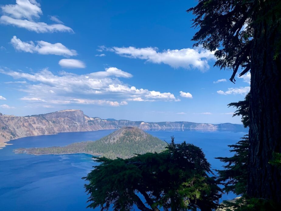 Crater Lake in Oregon, one of the best places to hike in the state.