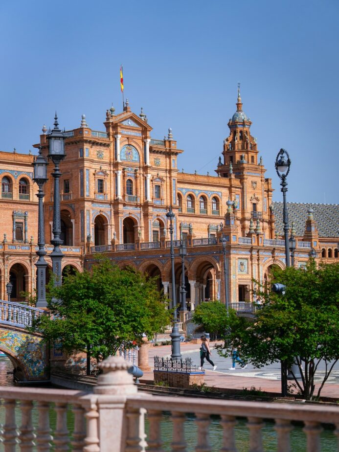 A beautiful building in Seville, Spain.